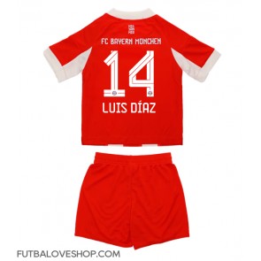 Dres Bayern Munich Luis Diaz #14 Domáci pre deti 2025-26 Krátky Rukáv (+ trenírky)